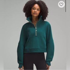 Lululemon Scuba Cropped Funnel Neck Sweatshirt